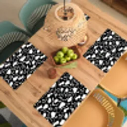 Wit - Zwart - Vormen - Patroon Placemat vinyl groot 368 -zzsfeer5_Kitchenyeah-website