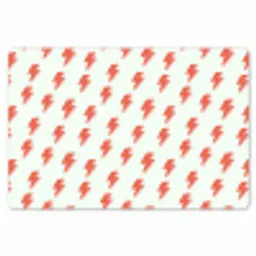 Wit - Rode - Bliksem Placemat vinyl groot 368 -zzsfeer1_Kitchenyeah-website