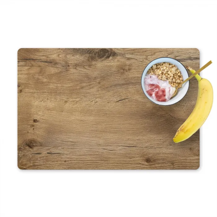 Hout - Bruin - Houtlook Placemat vinyl groot -zzzproduct_Kitchenyeah-website