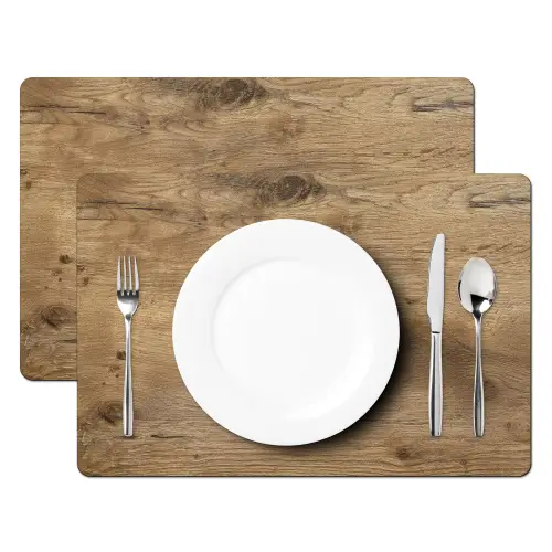 Hout - Bruin - Houtlook Placemat vinyl groot -zzsfeer2_Kitchenyeah-website