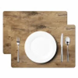 Hout - Bruin - Houtlook Placemat vinyl groot -zzsfeer2_Kitchenyeah-website