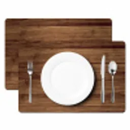 Houtlook - Bruin Placemat vinyl groot -zzsfeer2_Kitchenyeah-website
