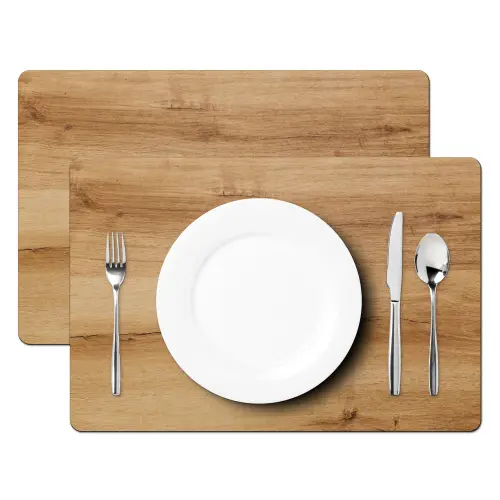 Houtlook - Bruin - Hout Placemat vinyl groot -zzsfeer2_Kitchenyeah-website