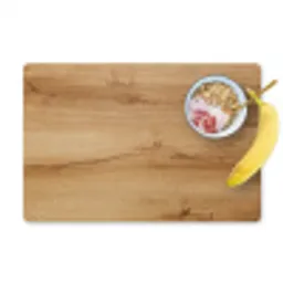 Houtlook - Bruin - Hout Placemat vinyl groot -zzzproduct_Kitchenyeah-website