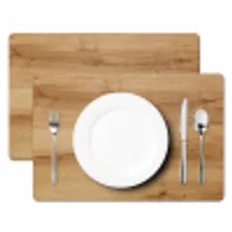 Houtlook - Bruin - Hout Placemat vinyl groot -zzsfeer2_Kitchenyeah-website