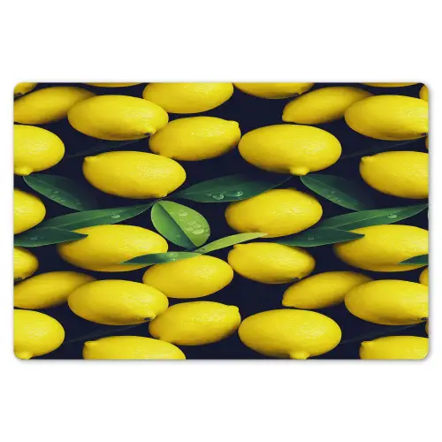 Gele - Citroenen - Druppels - Fruit Placemat vinyl groot 368 -zzsfeer1_Kitchenyeah-website