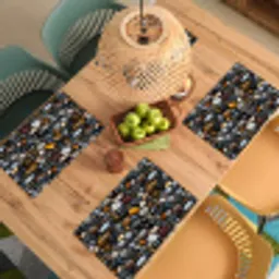 Geel - Kiezels - Glad Placemat vinyl groot 368 -zzsfeer5_Kitchenyeah-website