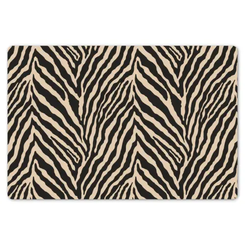 Zebra - Klassiek - Zwart Placemat vinyl groot 368 -zzsfeer1_Kitchenyeah-website