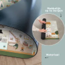 Poppenhuis - Kinderen - Meubels - Design - Bruin Speelmat klein -sfeer5