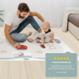 Hinkelpad - Auto - Weg - Kinderen - Rivier Speelmat middel -sfeer4