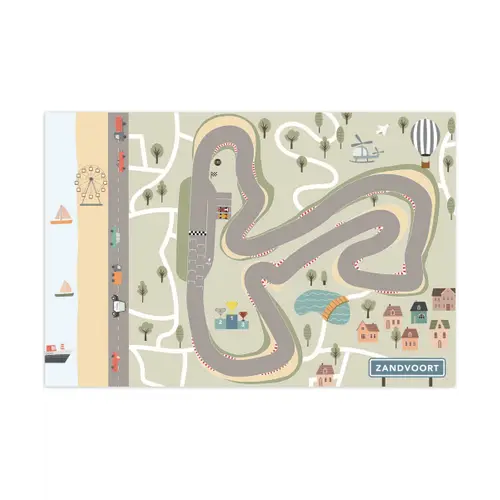speelkleed-zandvoort Speelmat klein -3d