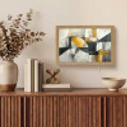 Abstract - Kunst - Geometrisch - Aesthetic Light Box met kabel (Tafellamp) klein -sfeer2