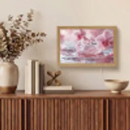 Abstract - Modern - Water - Orchidee Light Box met kabel (Tafellamp) klein -sfeer2