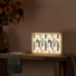 Abstract - Patroon - Bogen Light Box met kabel (Tafellamp) klein 924 -sfeer4