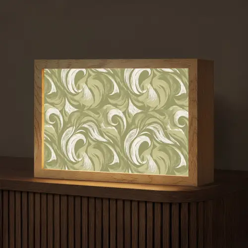 Abstract - Textuur - Groen Light Box met kabel (Tafellamp) klein 924 -z3d_website