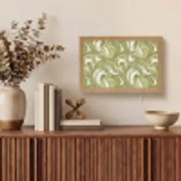 Abstract - Textuur - Groen Light Box met kabel (Tafellamp) klein 924 -sfeer2