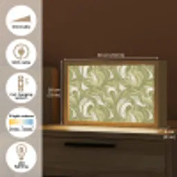 Abstract - Textuur - Groen Light Box met kabel (Tafellamp) klein 924 -USP_EN