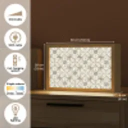 Antiek - Tegel - Beige Light Box met kabel (Tafellamp) klein 924 -USP_EN