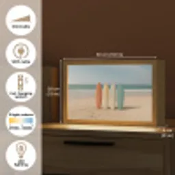 Strand - Surfbord - Pastel Light Box met kabel (Tafellamp) klein -USP_EN