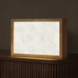 Beige - Marmer - Aders Light Box met kabel (Tafellamp) klein 924 -z3d_website