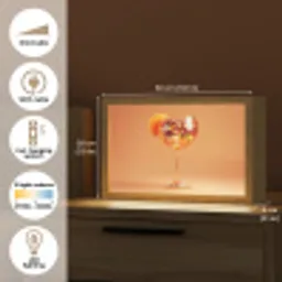 Drank - Oranje - Glitter - Disco Light Box met kabel (Tafellamp) klein -USP_EN