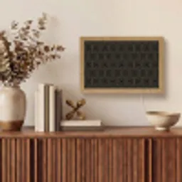 Zwart - Goud - Bloemenkern Light Box met kabel (Tafellamp) klein 924 -sfeer2
