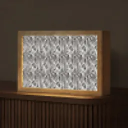 Zwart - Wit - Zebra - Patroon Light Box met kabel (Tafellamp) klein 924 -z3d_website