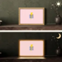 Blah - Bliksem - Roze Light Box met kabel (Tafellamp) klein -sfeer3