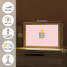 Blah - Bliksem - Roze Light Box met kabel (Tafellamp) klein -USP_EN