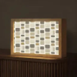 Blokken - Vintage - Grijs Light Box met kabel (Tafellamp) klein 924 -z3d_website