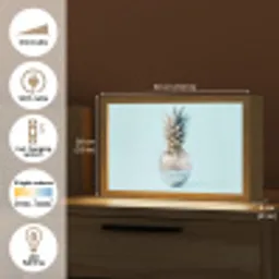 Blauw - Ananas - Disco - Discobal Light Box met kabel (Tafellamp) klein -USP_EN