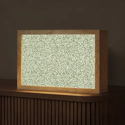 Botanisch - Takken - Groen Light Box met kabel (Tafellamp) klein 924 -z3d_website