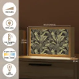 Botanisch - Bladeren - Groen Light Box met kabel (Tafellamp) klein 924 -USP_EN