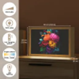 Boeket - Bloemen - Kleur Light Box met kabel (Tafellamp) klein -USP_EN