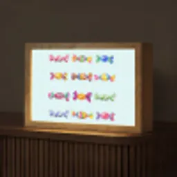 Snoepjes - Realistisch - Kleurrijk Light Box met kabel (Tafellamp) klein -z3d_website