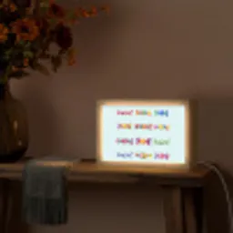 Snoepjes - Realistisch - Kleurrijk Light Box met kabel (Tafellamp) klein -sfeer4