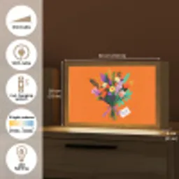 Kaartje - Boeket - Bloemen Light Box met kabel (Tafellamp) klein -USP_EN