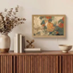 Kat - Sierlijk - Bloemen Light Box met kabel (Tafellamp) klein -sfeer2