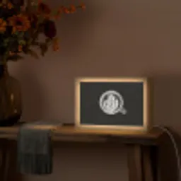 Krijttekening - Koffie - Latte art Light Box met kabel (Tafellamp) klein -sfeer4