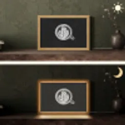 Krijttekening - Koffie - Latte art Light Box met kabel (Tafellamp) klein -sfeer3