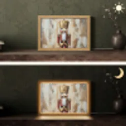 Kerst - Poppetje - Abstract Light Box met kabel (Tafellamp) klein -sfeer3