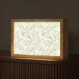 Klassiek - Vogels - Groen Light Box met kabel (Tafellamp) klein 924 -z3d_website