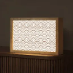 Klassiek - Motief - Terracotta Light Box met kabel (Tafellamp) klein 924 -z3d_website