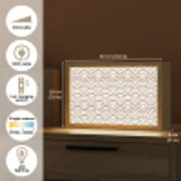 Klassiek - Motief - Terracotta Light Box met kabel (Tafellamp) klein 924 -USP_EN