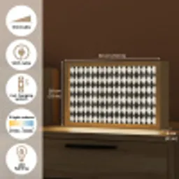 Klassiek - Patroon - Zwart Light Box met kabel (Tafellamp) klein 924 -USP_EN