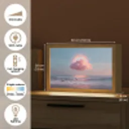 Wolk - Regenboog - Zee Light Box met kabel (Tafellamp) klein -USP_EN