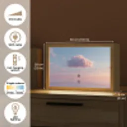 Wolk - Schommel - Kleurrijke lucht Light Box met kabel (Tafellamp) klein -USP_EN