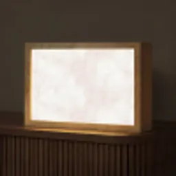 Wolkenstructuur - Roze - Marmer Light Box met kabel (Tafellamp) klein 924 -z3d_website