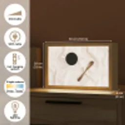 Koffie - Lepel - Mok Light Box met kabel (Tafellamp) klein -USP_EN