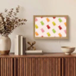Kleur - Snoep - Roze Light Box met kabel (Tafellamp) klein -sfeer2